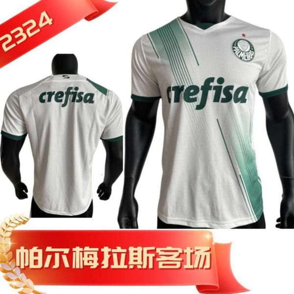 Maglie di calcio per tracce maschili 23/24 Palmeiras Away Jersey Players Version con una grande quantità di calcio