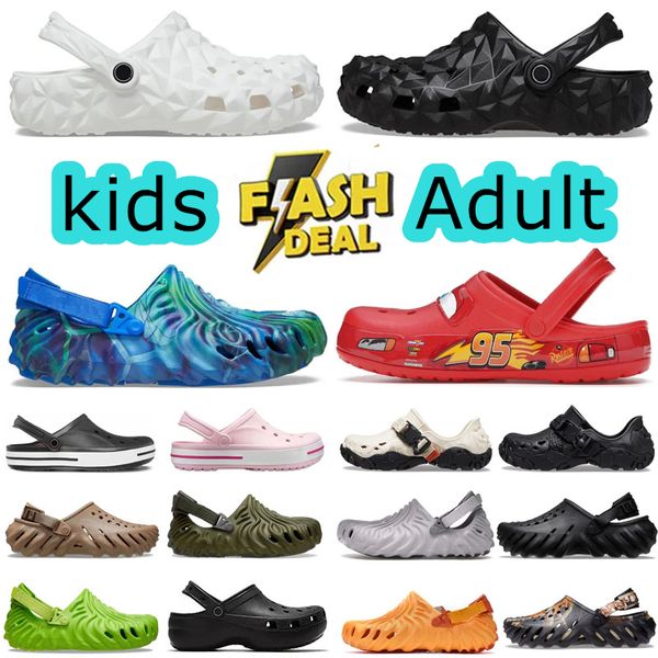 Cro Kids Sandals Tasarımcı Klasik tıkanma Sandal Slayt Terlikleri Erkek Çocuklar Çocuk Platformu Slayt tıkanıkları Bayaband Toddler Slip-On Sliders Ayakkabı