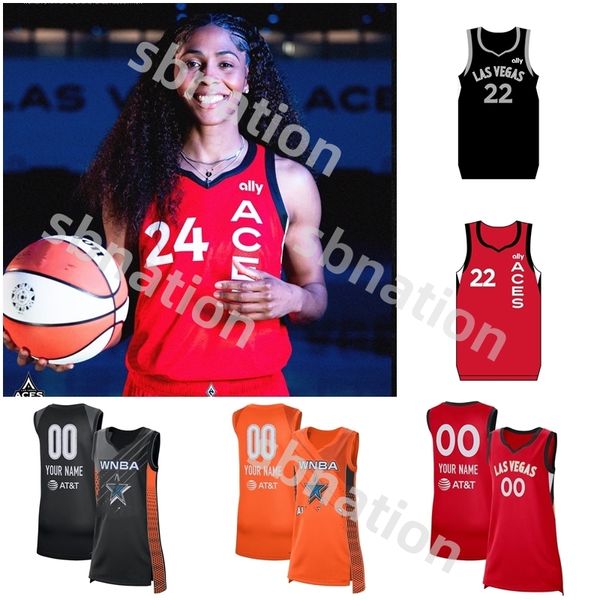 22 A'ja Wilson Las Basquete feminino Vegas Aces 2024 Explorer Rebel Jersey 0 Jackie Young 10 Kelsey Plum 12 Chel Sea Gray 7 Alysha Clark 3 Candace Parker Men Youth Kids Kids Kids Homen