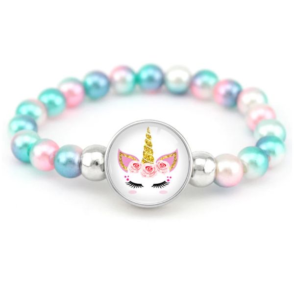 Strands Unicorn perline braccialetti sirena di gioielli alla moda femminile regalo di compleanno regalo molti stili