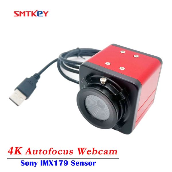 Objektiv 8MP 4K Autofocus USB2.0 Webcam Mini -Kamera von IMX179 Sensor Hochgeschwindigkeit MJPEG No Distortion Lens für Live -Video -Lehrtreffen