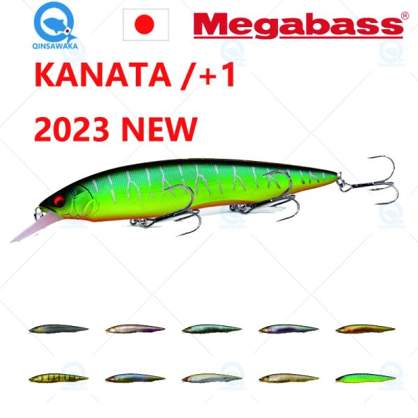 Acessórios Japão megabass kanata +1 160mm 32g max3.2m/2.2 Deep Flutuating Bass Fishing Lure Fasting Trolling Jerkbait
