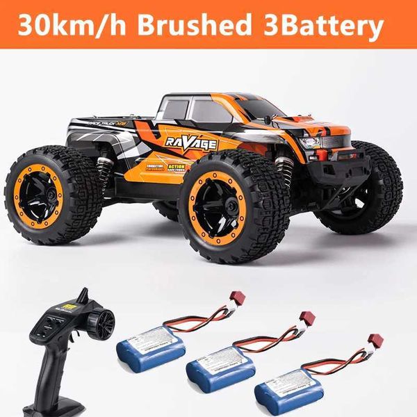 Voto elétrico/RC Car HBX 16889 1/16 30/45km/h pincel de carro rc ou motor sem escova 4wd off-road rc buggy carr brinquedo para crianças para crianças T240422