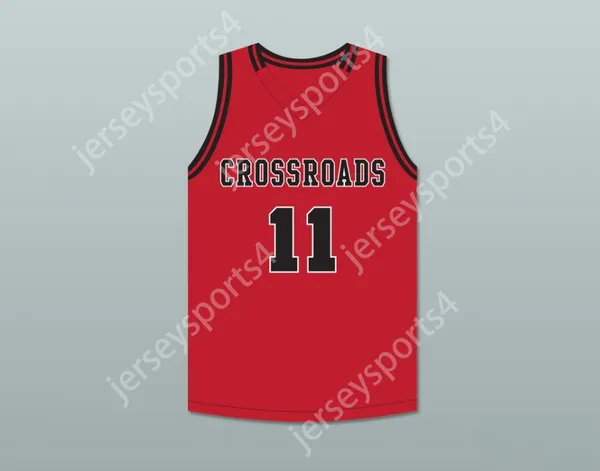 Nome personalizzato NUMERO MENS GIOVANI/BAMBINI SHAEPEF O'NEAL 11 Crossroads School Roadrunners Red Basketball Jersey 2 S-6xl cuciti in alto