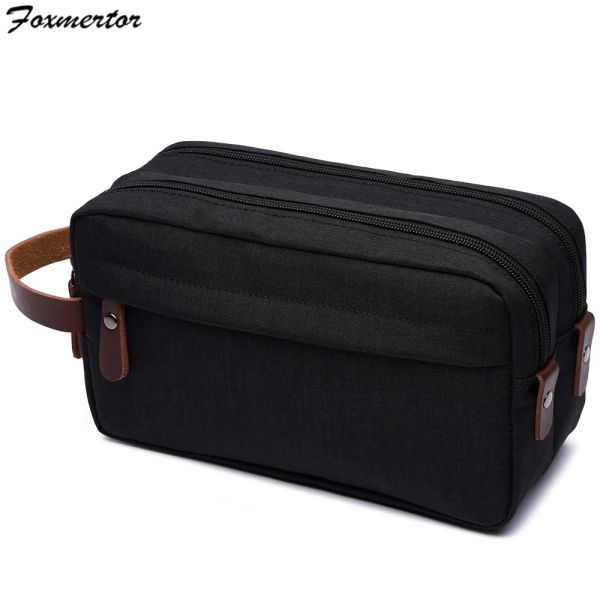 Bags Foxmertor Bolsa de higiene pessoal masculino DOPP KIT DOPP Organizador de barbear para produtos de higiene pessoal Overnight organizador de beleza #T2