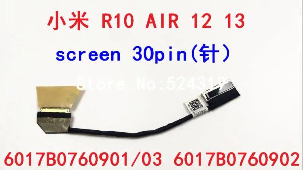 Sobrevivência Novo cabo LCD de laptop original para Xiaomi Air 12 R10 6017B0760901 6017B0760902 6017B0760903 12,5 