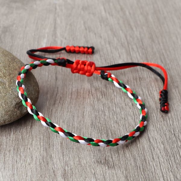 Strands Moda Surilizada pulseira de bandeira nacional para homens Mulheres feitas artesanais com bracelete pacífica da amizade patriótica estadual de jóias do país