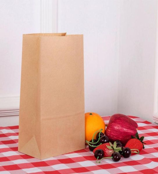 2000 pezzi di sacchetti alimentari per alimenti per olio di carta kraft giapponese fondo quadrati da asporto usa e getta borse di imballaggio del pane dimensioni 1509095715872723
