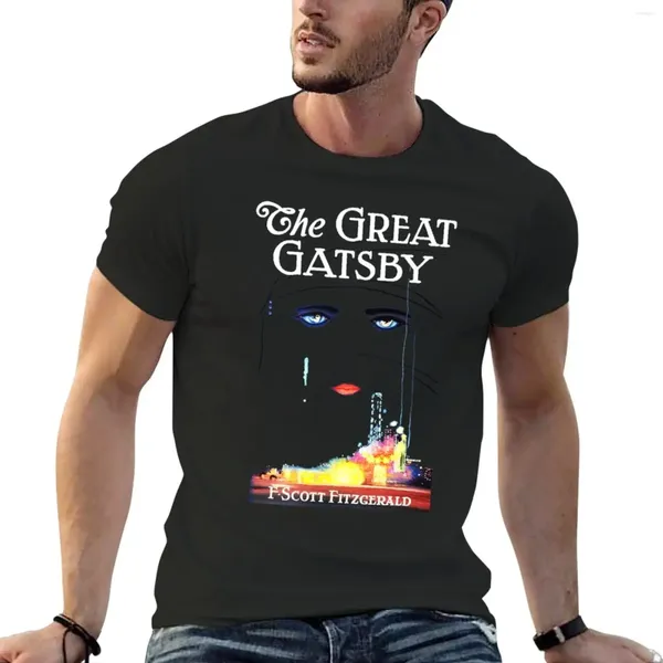 Erkek Polos Great Gatsby Vintage Kitap Kapağı - Sevgili Romance Romance Fan Bookworm Hediye Kitap Şeref 1920'ler T -Shirt