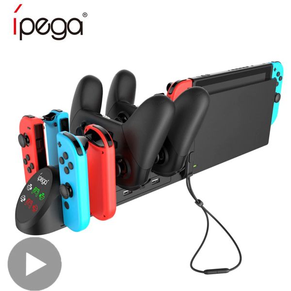Ladegerätesteuerungsladegerät für Nintend Nintendo Switch Joy Con Joycon Konsole Ladedock Nintendoswitch Controller Stand Gamepad