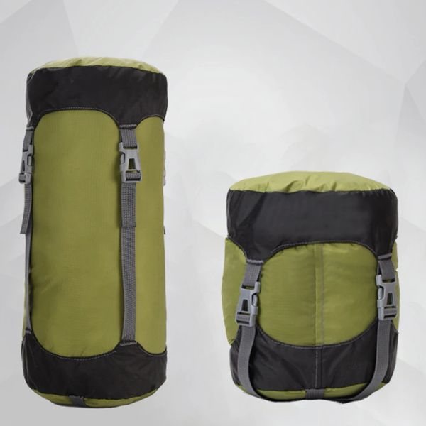 Gear 8L15L 25L 35L Спящий мешок сжатый мешок с накладными куртками и пуховой пакетом сжатие мешок для хранения.