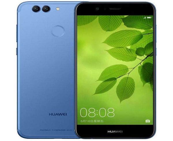 Original Huawei Nova 2 Plus 4G LTE celular celular Kirin 659 Octa Core 4GB RAM 128 GB ROM Android 55 polegadas 20mp ID da impressão digital SMART MOB5482298