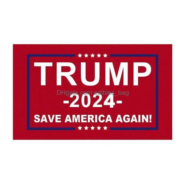 BANNER FLANÇA 2024 BANDE DE CAMPANHA TRUMP UM AMERICA ABERTIVO IVANKA FORMA DE JARDIM DOMEMAL