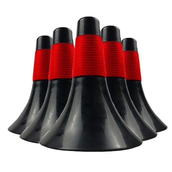 Pacote de basquete de 5 cones de treinamento de basquete Cones de futebol de futebol de futebol de futebol Agilidade Cone Barreira de basquete Equipamento de treinamento de basquete