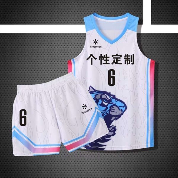 Maglie da basket Nuovo Jersey Print Set americano American Stretto Student Match Sports Training Team Uniform