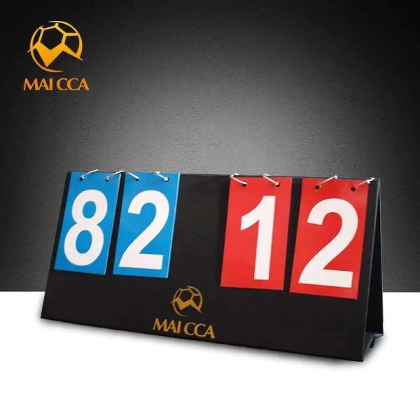 Volleyball New Volleyball Scoreboard 4 Digit Sports Score para Basketball Table Tennis Handebol Badminton Footent Gols Plate