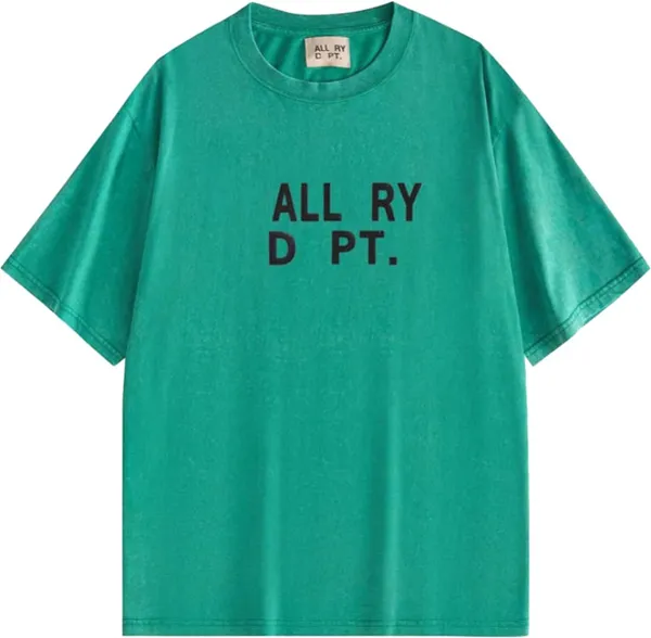 Camiseta de camisetas de camiseta masculina e feminina Galle Loose 100% algodão preto branco verde azul azul de casal de camiseta rosa de camiseta Hip Hop Street USA S-xl Yyg 6666