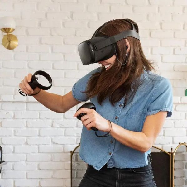 Earbuds de fone de ouvido VR de óculos para Oculusquest Pro Earphone VR Dispositivos VR 3,5 mm Acessórios para fone de ouvido Capacetes para jogo