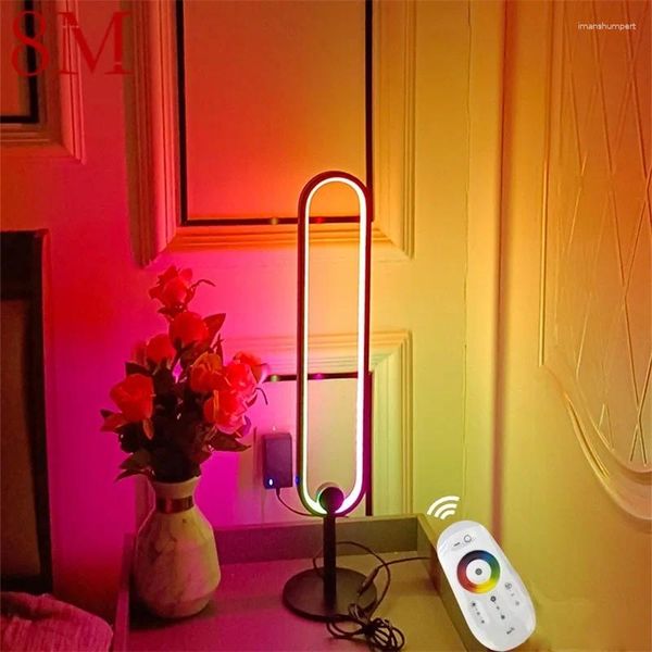 Lampade da tavolo 8m Atmosfera moderna di design creativo a LED decorativo per la luce della camera da letto soggiorno