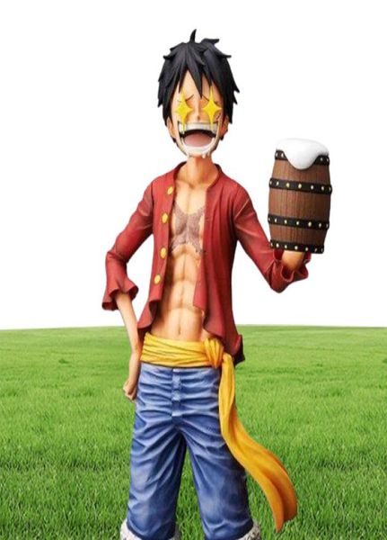 One Piece MonkeyLuffy Anime Figura Três Formas de Luffy Star Eyes Coma Meat Replacable PVC Action Figura Toy Modelo Doll Presente Q1293343