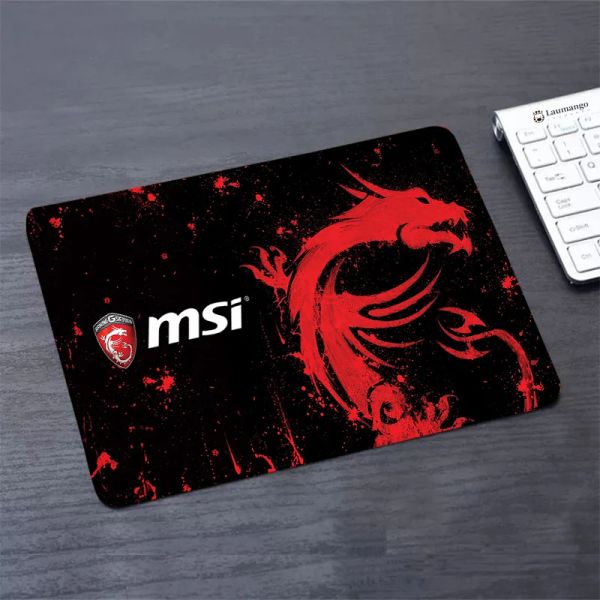 Oyuncu Bilgisayar Masa PC Gamer Cabinet Mouse Pad Pad için Fare Pedleri Küçük MSI Mousepad Şirket Anime Halı Oyun Masası Maspmat