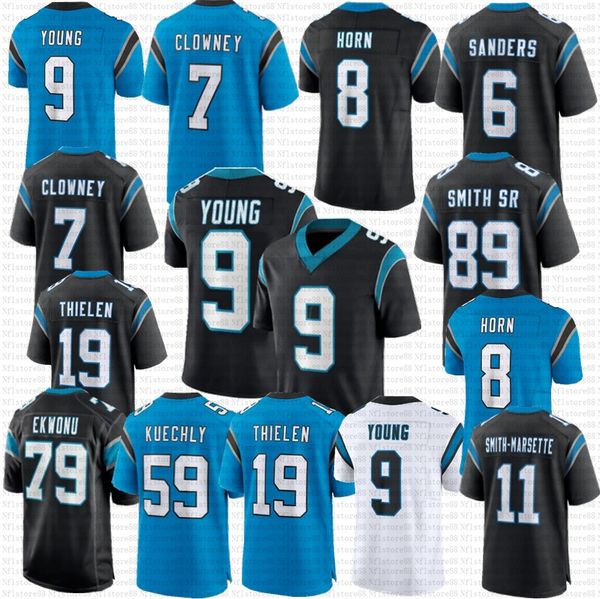 Bryce junger Jadeveon Clowney Football Trikot Miles Sanders Adam Thielen Mingo Ikem Ekwonu Jaycee Horn Steve Smith Sr Shenault Jr. Julius Paprika Luke Kuechly