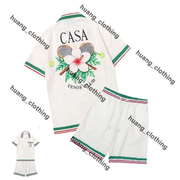 Camisa Casablanc 2024 Camisa de designer Conjunto de masao San Imprimir camisa casual Camisa feminina Camisa de seda solta camisetas de alta qualidade