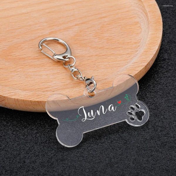 Tag del cane Tag di animali personalizzati ACRILIC COLLE COLLAVERA GRATIS CUTTER CUPPY Anti-Lost Collari per Accessori per chiacchiere Cat Accessori