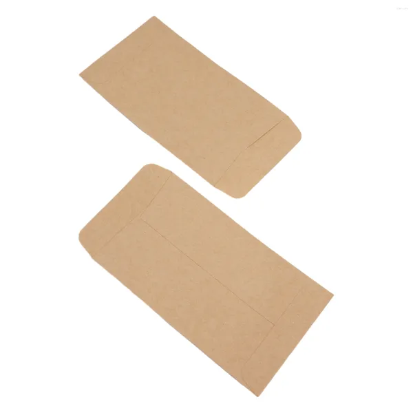 Bottiglie 100pcs buste Kraft Paper Bags Mini Coin Packet Candy for Garden Plant Protective Storage Home Tool