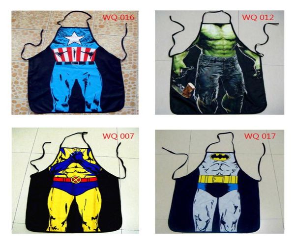 Superman Batman Apron Personality Divertente Coppia creativa Coppia Coppia Sexy Gifts6989672