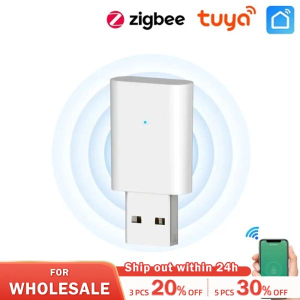 Controle Tuya Zigbee Repeater de sinal USB amplificador de sinal ZigBee Gateway Smart Home Dispositivos Smart Automação para Smart Life New