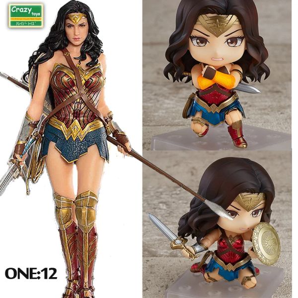 Sets Wonder Woman Artfx Statue Crazy Toys 1:12 Actionfigur Anime 818 Helden Edition Model Collection Spielzeugpuppe Geburtstags Geschenk Vorhang