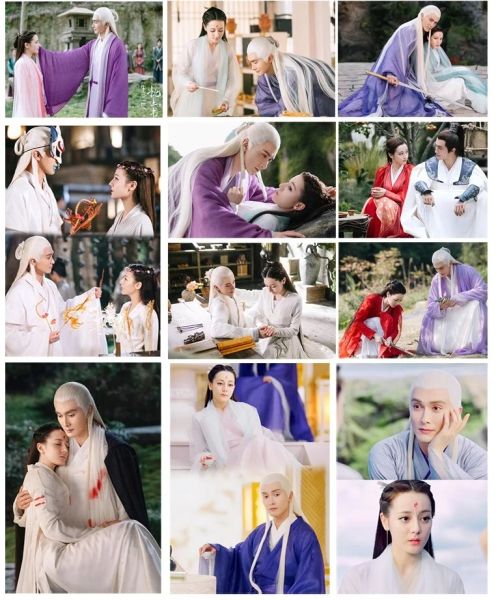 Yastık 32 PCS Dilraba Dilmurat Kartpostallar Çin TV Drama Programı Gökyüzü Krallığı Yastık Kitabı Samsara Resim Fotoğraf Kartpostal