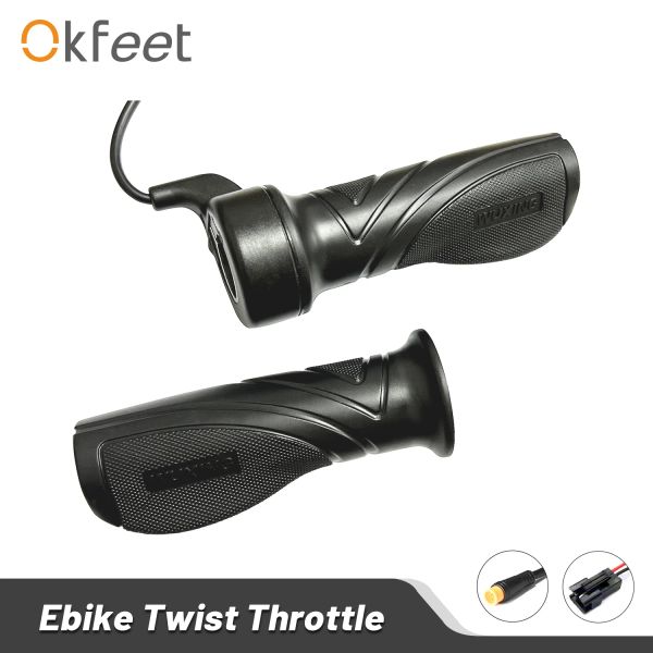 Accessori OKFEET Wuxing sinistra FT76X destra 20x biciclette per bicicletta elettrica Wuxing 36V 48V 60V 60V 72V Half HEAD HEAST THOTTLE per conversione Ebike