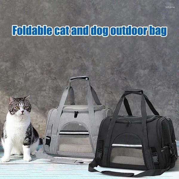 Sacca per animali domestici portante pieghevole che trasporta cucciolo da viaggio portatile trasporto piccolo per fare escursioni a piedi all'aperto