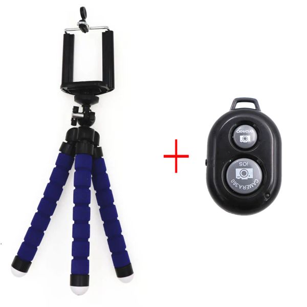 Universelle flexible Stativstativ für mobile Kamera Halter Clip Smartphone Monopod Stativständer Octopus Mini Tripod Stativ