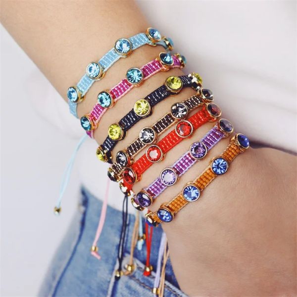 Stränge Zhongvi Miyuki Armband für Frauen Schmuck 2021 Mexikanisches Modearmband Luxus Strass Pulseras Femme Schmuck Geschenkgroßhandel Großhandel