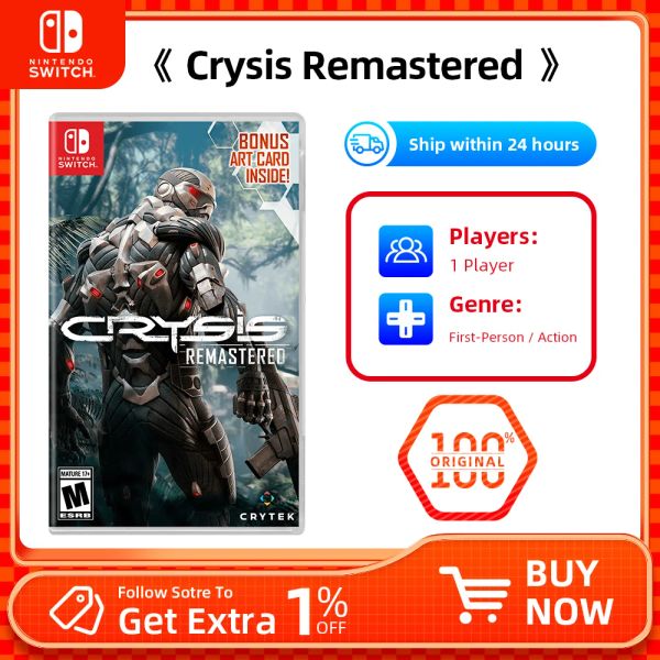 Offerte Nintendo Switch Crysis Remastered Game Offerte per Nintendo Switch OLED Switch Lite Switch Game Card Physical