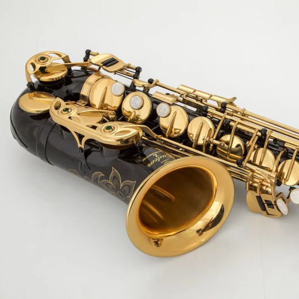 Saxophon Made in Japan 82Z Professional Alto Drop e Saxophon Gold Altsaxophon mit Band Mundstück Reed Agret mehr Paketpost