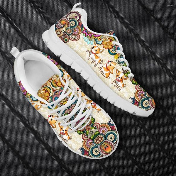 Lässige Schuhe, in denen afrikanische Print für Frauen Schnüren flats Damen Zapatillas Mujer Fashion Light Footwear Tropfen