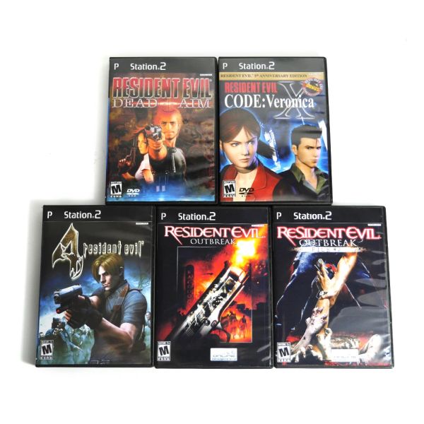 Manuel Kopyala Oyunu Disk Kilidi Kilidi İstasyonu ile PS2 Resident Evil Series 2 Retro Optik Sürücü Doğrudan Okuma Video Oyunu Parçaları