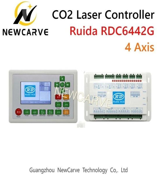 Ruida RDC6442G CO2 Lazer Kontrol Sistemi 4 Eksen DSP DSP Kontrolör CO2 Lazer Kesme Makinesi RDC 6442G Newcarve3607040