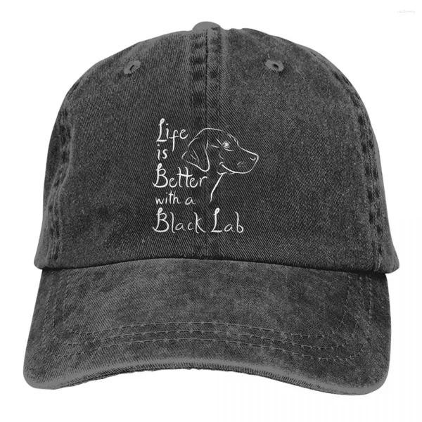 Ball Caps Labrador Retriever Baseball Cap Мужские шляпы женские козырьки защита собаки любовник