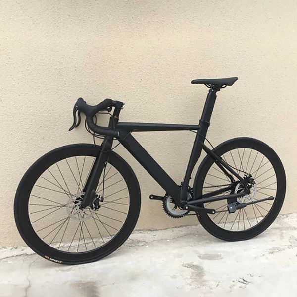 Велосипедные велосипеды 700C Road Bike Aluminum сплав рамы велосипедов скорость двойной дисковой тормозной пассажир.