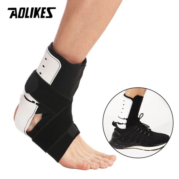 Sicherheit Aolikes 1pcs Knöchelklammenträger ein verstellbares Knöchel -Gurt Sport -Fußorthese Stabilisator Knöchel Beschützer Plantar Fasciitis Wrap