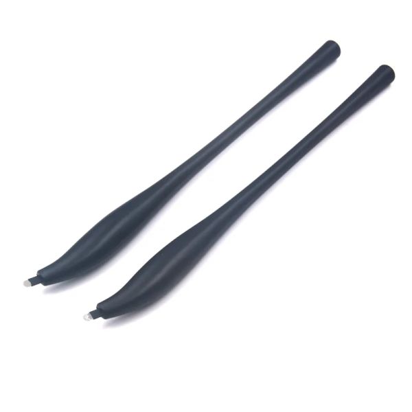 Sensori 10pcs U18 0,18 mm MANUALE Microblading Penna usa e getta con aghi a forma di aghi lame per trucco permanente semi -sopraccamiglia