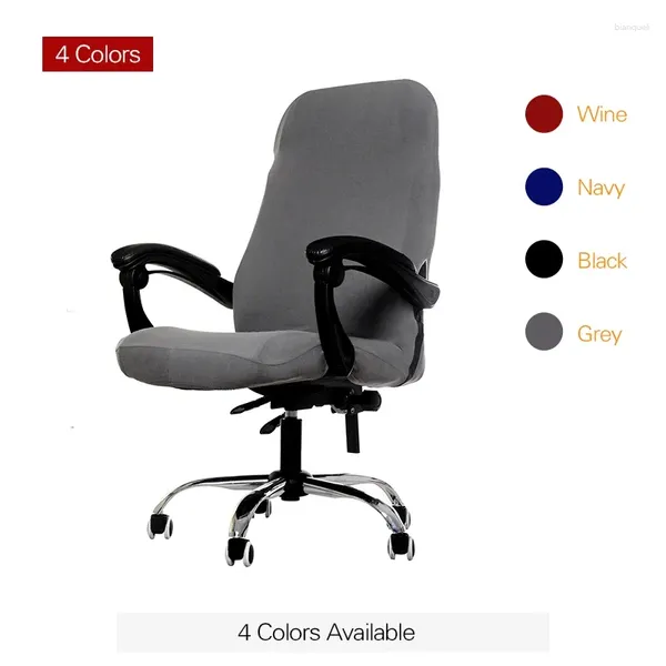 Stuhl Deckt PC 1 Fall Sitzbedeckung Sessel Red Navy Black Grey Elastic Slipcover Office Studie für Spandex Computer