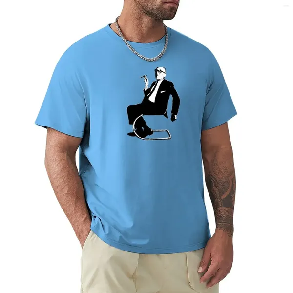 T-shirt de camiseta de camisetas de arquitetura de polos de polos le corbumies pretos de tamanho superior de tampas alfândegas projetar suas próprias roupas de tamanho de grandes dimensões