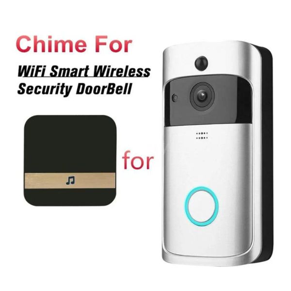 Kontrolle WiFi Wireless Doorbell Smart Home Door Glockenkamera im Freien Mini -Video -Intercom Zwei -Wege -Audio für 1080p HD -Videotürklingelkamera