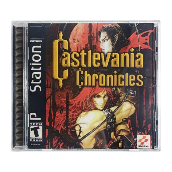 Angebote PS1 Castlevania Chronicles mit manuellem Kopieren von Disc -Spiel Black Bottom Unlock Console Station 1 Retro Optical Triver Video Game Teil